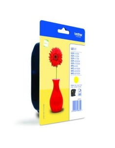 BROTHER Cartucho tinta  Amarillo DCP-J552dw MFC-J470dw,  300 pag.