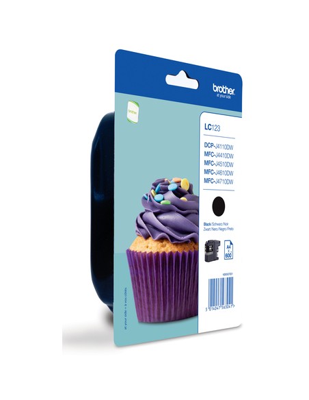 BROTHER Cartucho de tinta negro  MFC-J4410DW/MFC-J4510DW,MFCJ4710DW/MFCJ6520W , 600 pag
