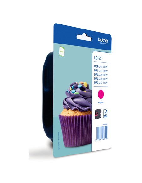 BROTHER Cartucho tinta  Magenta  MFC-J4410DW/MFC-J4510DW,   600 pag