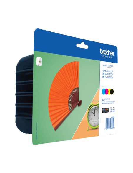 BROTHER Pack  cartuchos de tinta negro, cian, magenta y amarillo MFCJ6720DW/MFCJ6920DW/MFCJ6520DW