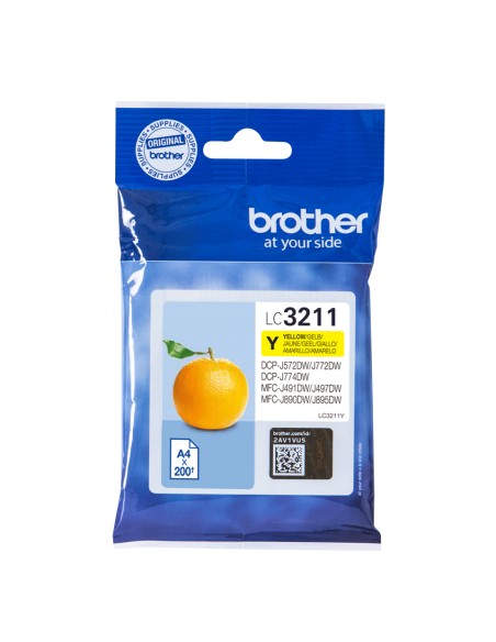 BROTHER Cartucho tinta  Amarillo LC3211Y