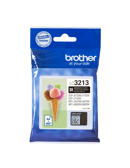BROTHER Cartucho de tinta negro larga duracion BROTHER DCP-J572DW LC3213BK