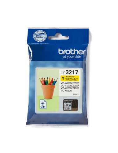 BROTHER Cartucho de tinta amarillo para MFCJ6530DW