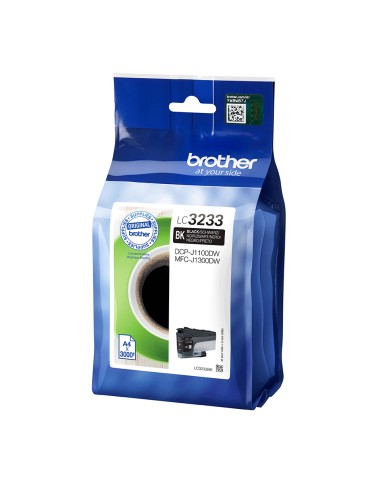 BROTHER Cartucho de tinta NEGRA LC3233BK