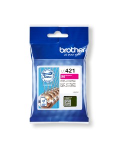 BROTHER Cartucho de tinta magenta LC421M para DCP-J1050DW / DCP-J1140DW / MFC-J1010DW