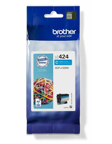 BROTHER tinta cian para DCPJ1200W LC424C