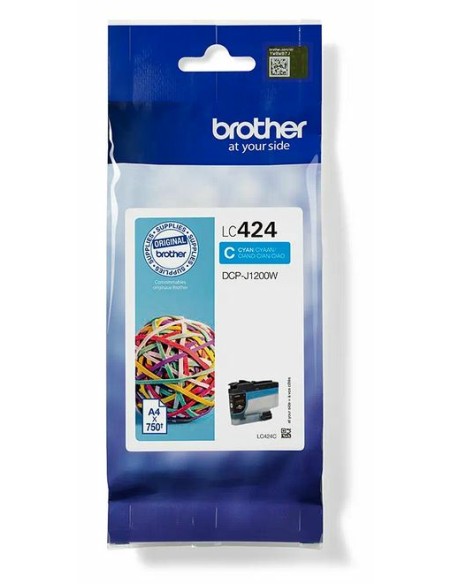 BROTHER tinta cian para DCPJ1200W LC424C