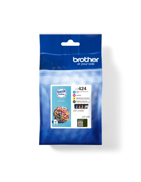BROTHER multipack tinta para DCPJ1200W LC424VAL