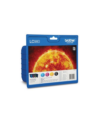 BROTHER Pack cartuchos Negro, Cian, Magenta y Amarillo DCP-145C/DCP-165C,