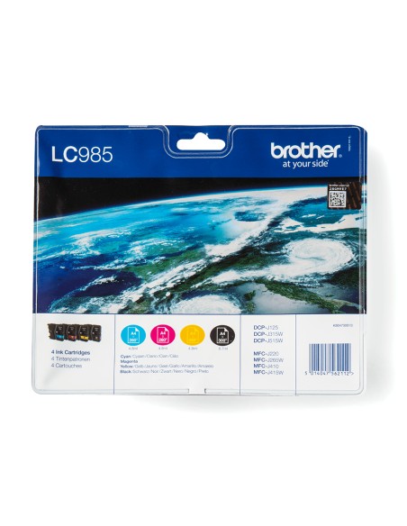 BROTHER Pack cartuchos Negro, Cian, Magenta y Amarillo  DCP-J315W
