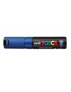 MARCADOR POSCA PINTURA BASE AL AGUA 8.0mm PC-8K AZUL  PUNTA GRUESA