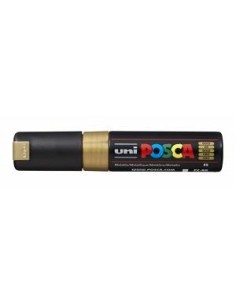 MARCADOR POSCA PINTURA BASE AL AGUA 8.0mm PC-8K ORO PUNTA GRUESA