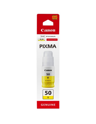 CANON Cartucho de tinta amarillo GI-50Y PIXMA G5050 G6050 G7050 GM2050 GM4050