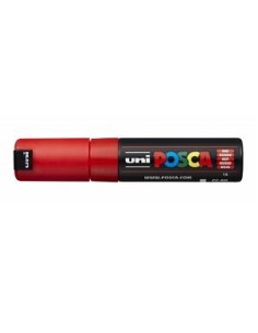 MARCADOR POSCA PINTURA BASE AL AGUA 8.0mm PC-8K ROJO  PUNTA GRUESA