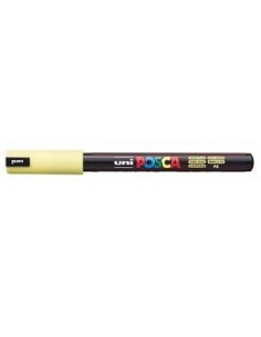 MARCADOR POSCA PINTURA BASE AL AGUA 0,7 mm PC-1MR AMARILLO SOL PUNTA