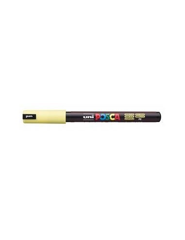 MARCADOR POSCA PINTURA BASE AL AGUA 0,7 mm PC-1MR AMARILLO SOL PUNTA