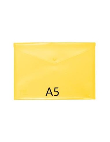 SOBRE PLASTICO CON BROCHE A5 AMARILLO GRAFOPLAS 4881260 (60)