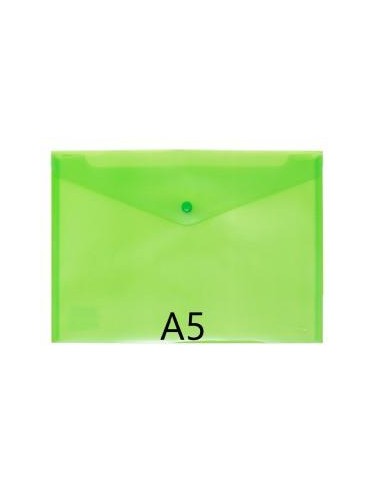 SOBRE PLASTICO CON BROCHE A5 VERDE GRAFOPLAS 4881220 (60)