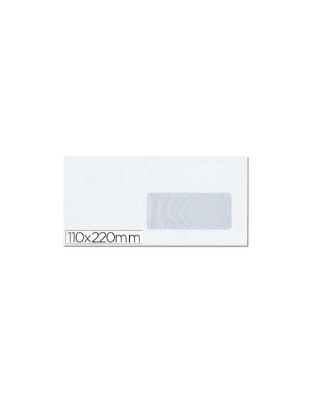 SOBRE AMERICANO VENTANA DCHA. 110X220 AUTODEX 90GRS C/500 SAM 247643