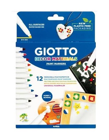 ROTULADORES DECORMATERIALS 12UDS. GIOTTO   FILA  45340000 (4)