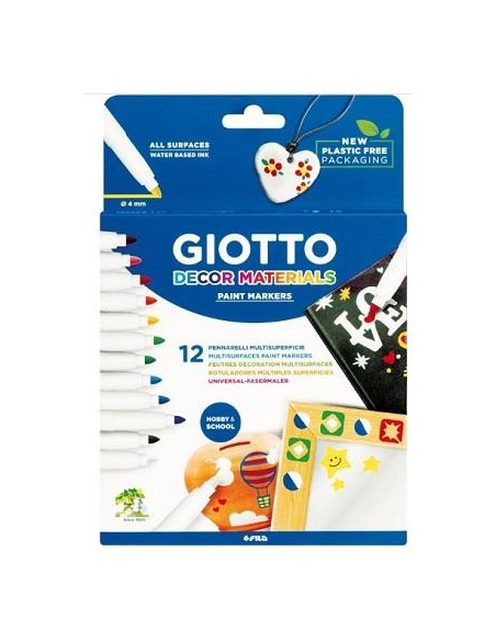 ROTULADORES DECORMATERIALS 12UDS. GIOTTO   FILA  45340000 (4)