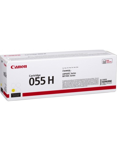 CANON Toner 055H Y: amarillo LBP663 LBP664 MF742 MF744 MF745 MF746 alta capacidad