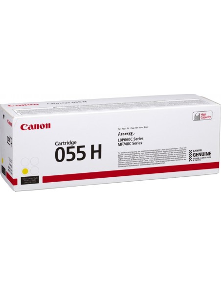 CANON Toner 055H Y: amarillo LBP663 LBP664 MF742 MF744 MF745 MF746 alta capacidad