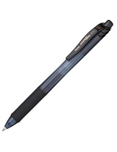 BOLIGRAFO TINTA GEL PENTEL ENERGEL BL107-A NEGRO MULTITEC (12)