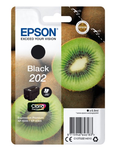 EPSON Singlepack NEGRO 202 Claria Premium Ink