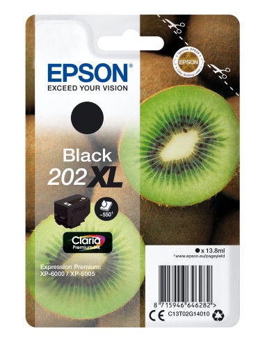 EPSON Singlepack Black 202XL Claria Premium Ink