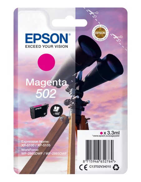 EPSON Singlepack Magenta 502 Ink