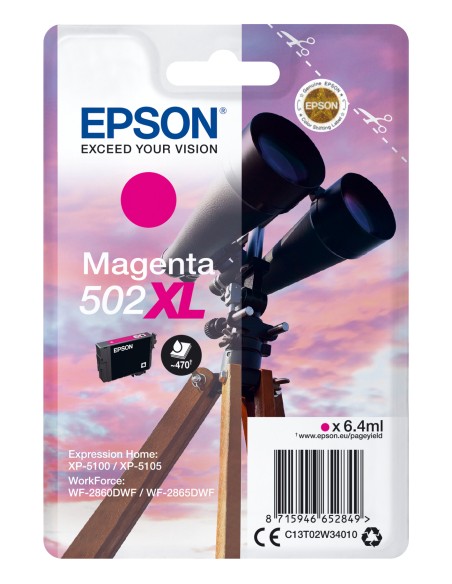 EPSON Singlepack Magenta 502XL Ink