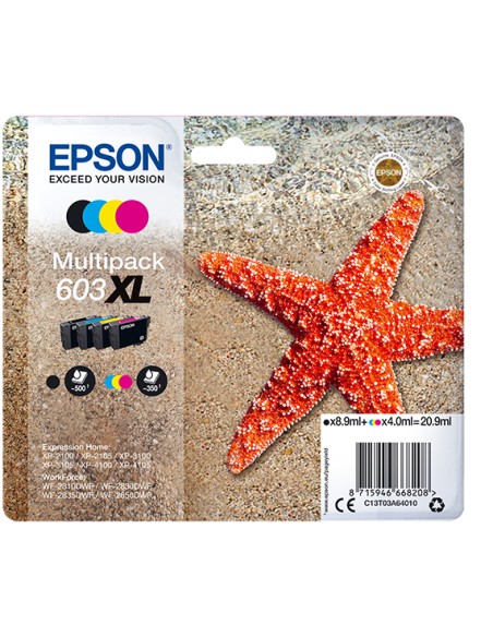 EPSON tinta MultiPack XL Estrella de mar 4 tintas 603XL RF / AM Multi