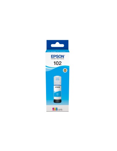 EPSON 102 EcoTank Cyan Ink Bottle ET-2700/ ET-2750/ET-3700 /ET-3750 /ET4750