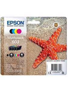 EPSON tinta MultiPack Std Estrella de mar 4 tintas 603 No Tag Multi