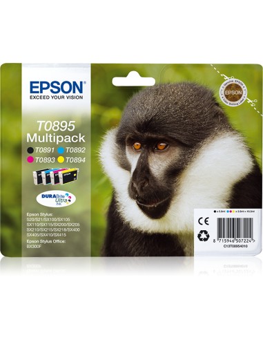 Epson Stylus C13T08954010 Multipack CON ETIQUETA DE SEGURIDAD (Radiofrecuencia + acoustic magnetic)