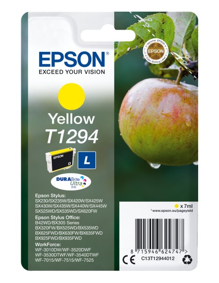 Epson Cartucho Amarillo Stylus SX420W/425W/ Office BX305F/320FW