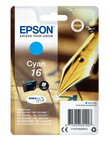 Epson DURABrite Ultra Ink Cartucho Cian 16