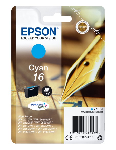 Epson DURABrite Ultra Ink Cartucho Cian 16