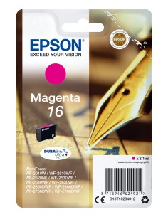 Epson DURABrite Ultra Ink Cartucho Magenta 16 (Blister+ Alarma acustico/Radiofrecuencia)
