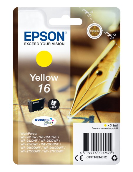 Epson DURABrite Ultra Ink Cartucho Amarillo 16