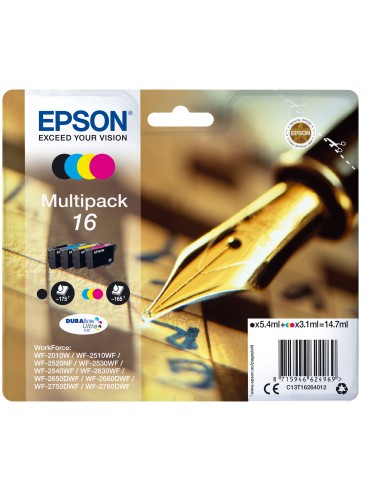 Epson DURABrite Ultra Ink Cartucho 16 Multipack 4 colores