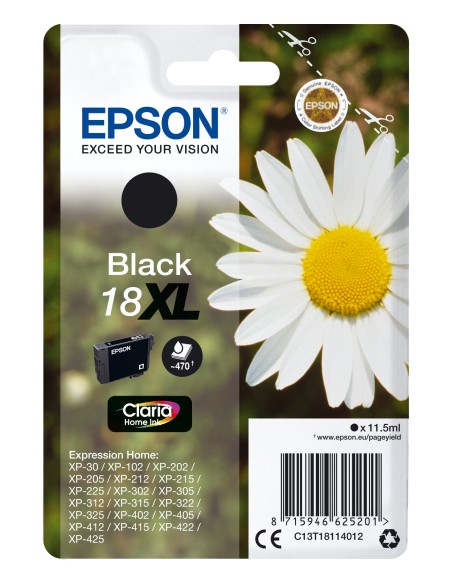 Epson Expression Home XP-102/205/305/405 Cartucho Negro Alta capacidad (Radiofrecuencia)