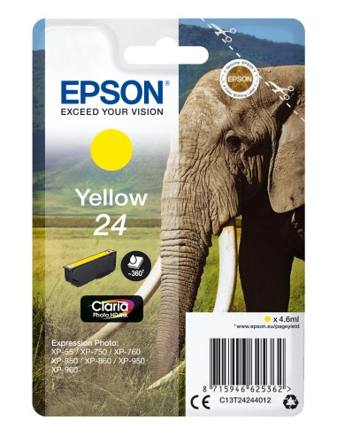 Epson Claria Photo HD Ink Cartucho Amarillo 24