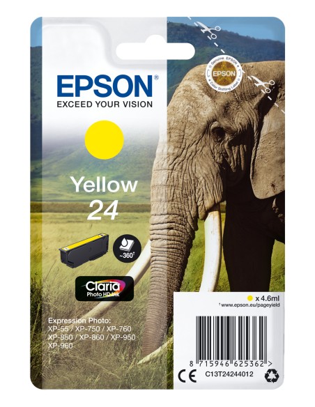 Epson Claria Photo HD Ink Cartucho Amarillo 24