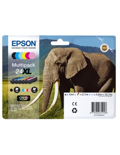Epson Claria Photo HD Ink Cartucho Multipack 6 Colores 24XL Expression Photo XP-760/950