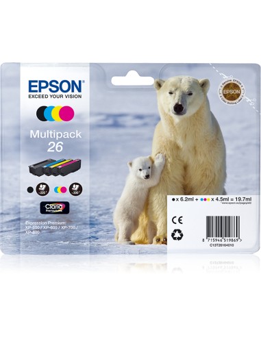Epson Claria Premium Cartucho 26 Multipack 4 colores