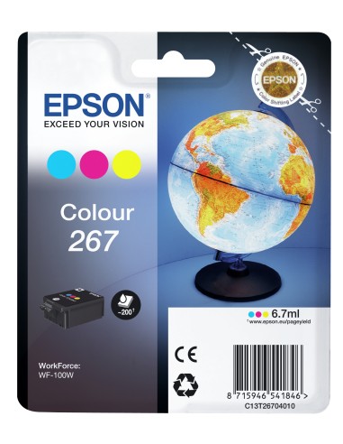 EPSON Singlepack Colour 267 ink cartridge with RF