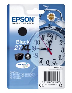 Epson WorkForce WF-3000 y WF-7000 Cartucho Negro de Alta Capacidad nº27XL (etiqueta RF)