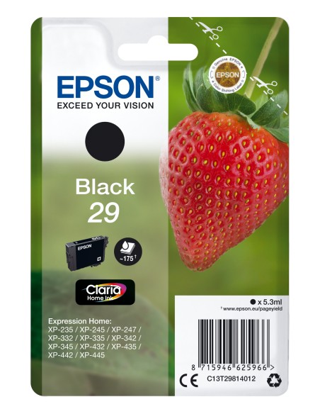 EPSON Expression Home XP-235 Cartucho Negro nº29 RF+AM
